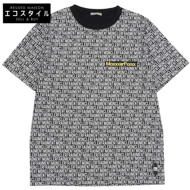 MONCLER モンクレール トップス M ブラック/ホワイト メンズ