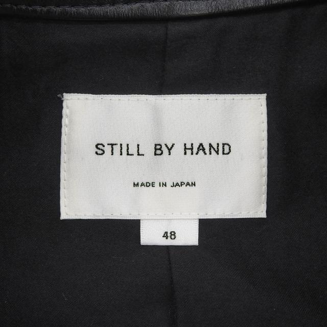 STILL BY HAND スティルバイハンド ジャケット 48 ブラック メンズの 