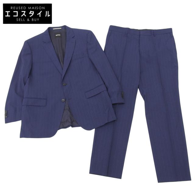 HUGO BOSS ヒューゴボス スーツ セットアップ 54 ネイビー メンズ