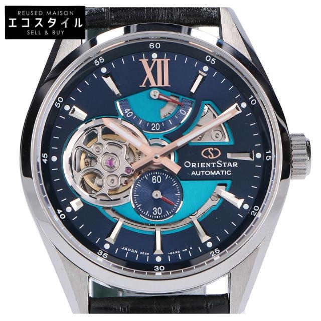 ORIENTSTAR オリエントスター 腕時計 ブラック×ブルー メンズ