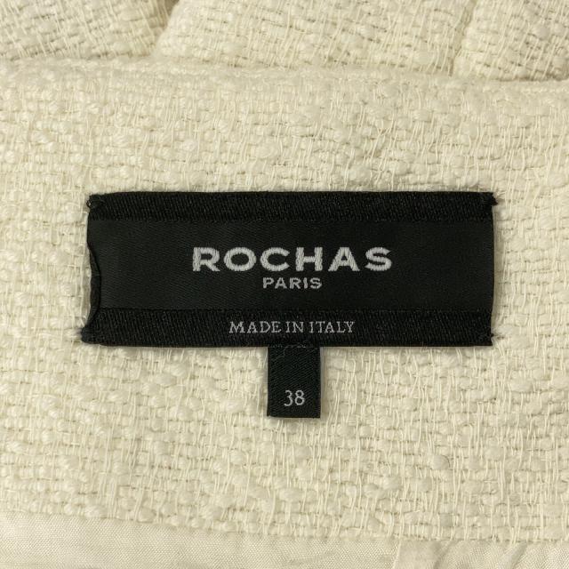 ROCHAS ロシャス スカート 38 ホワイト レディース_4
