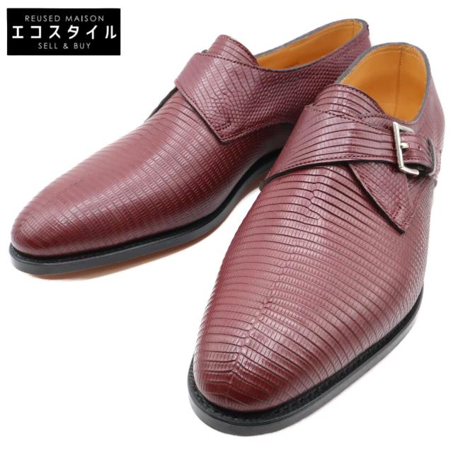 JOHNLOBB ジョンロブ シューズ 7 1/2E バーガンディ メンズ