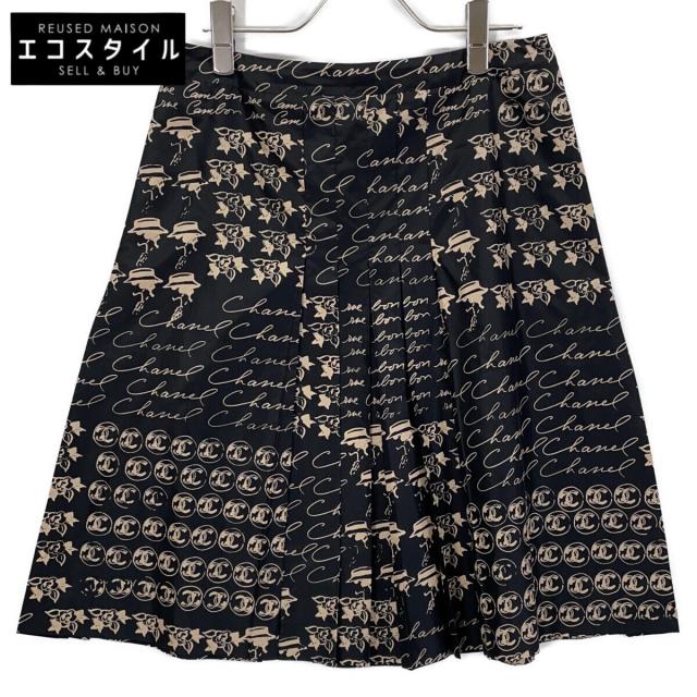 CHANEL シャネル スカート 36 ブラック レディース