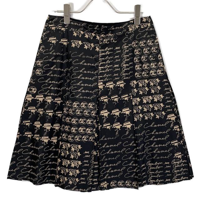 CHANEL シャネル スカート 36 ブラック レディース