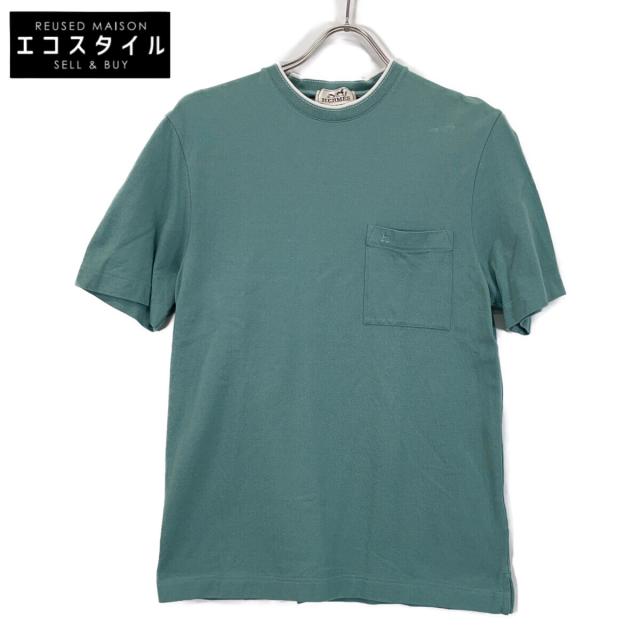 HERMES エルメス トップス XS ライトグリーン メンズ