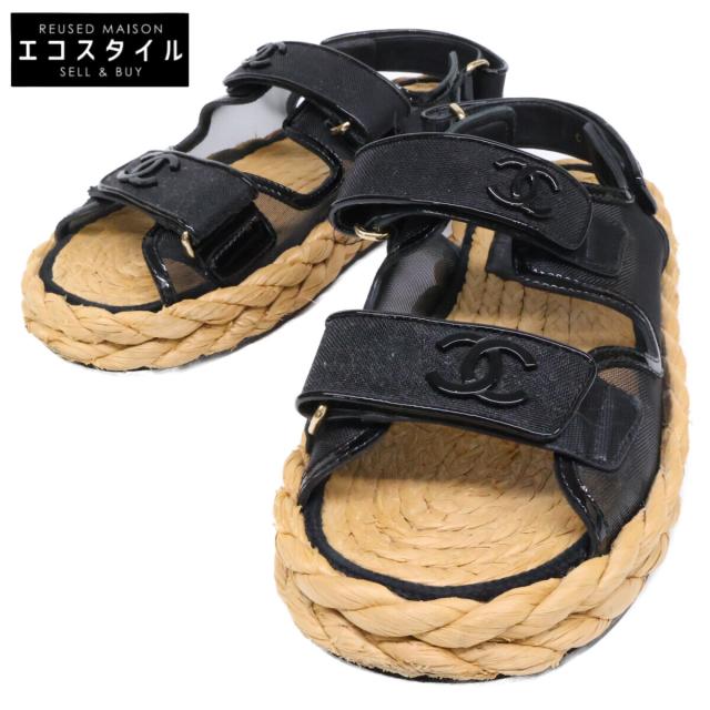 CHANEL シャネル シューズ 7 ブラック レディース