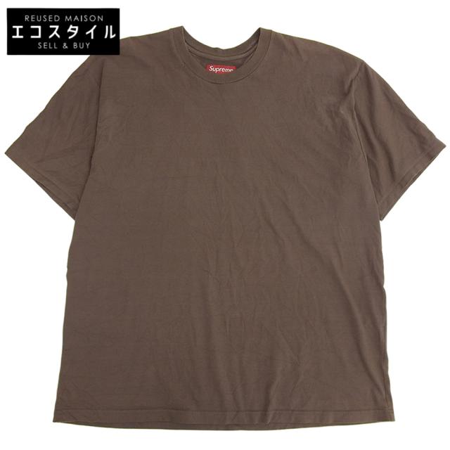 Supreme シュプリーム トップス L ブラウン/グリーン メンズ