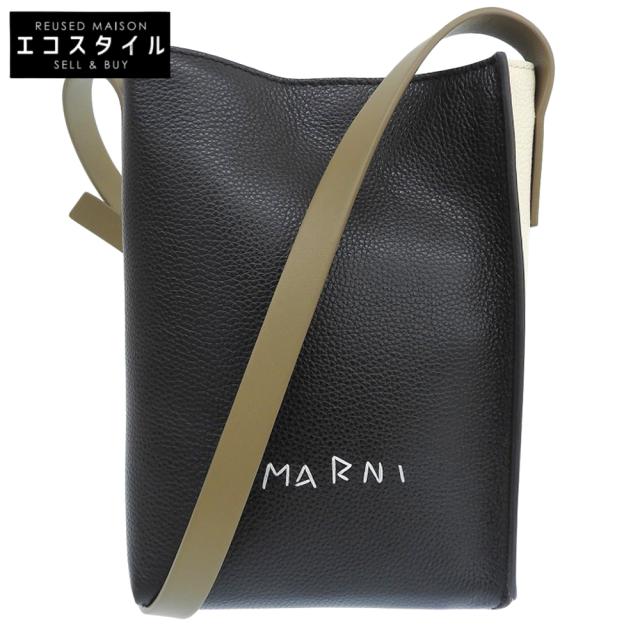 MARNI マルニ ショルダーバッグ ブラック/アイボリー レディース