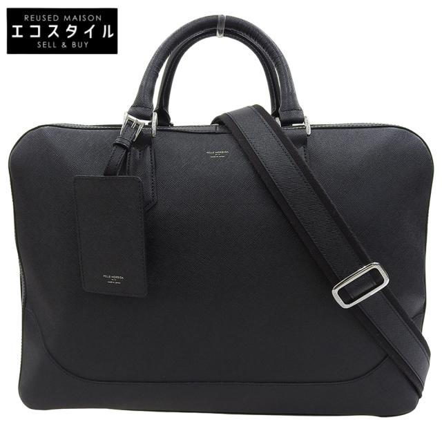 PELLE MORBIDA ペッレモルビダ ビジネスバッグ ブリーフケース ブラック メンズ