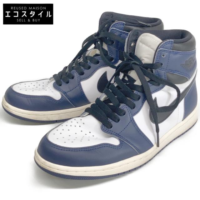 NIKE ナイキ シューズ US8 MIDNIGHT NAVY/BLACK-WHITE-SAIL メンズ