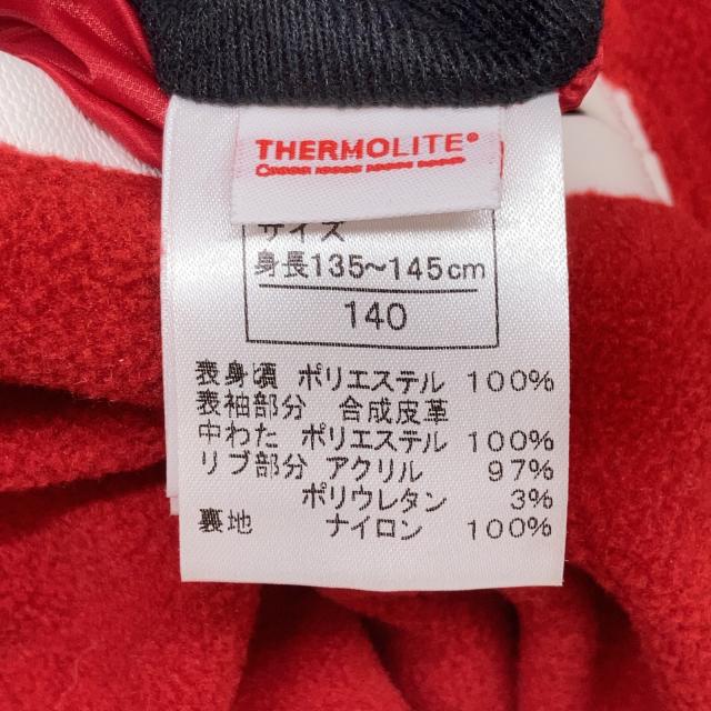 Hysteric Mini ヒステリックミニ ジャケット 140 レッド×ホワイト