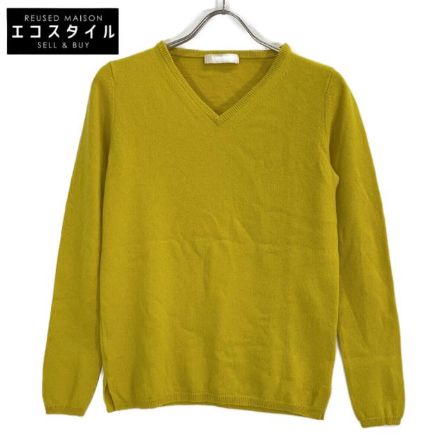 S MaxMara エスマックスマーラ トップス M イエロー レディース