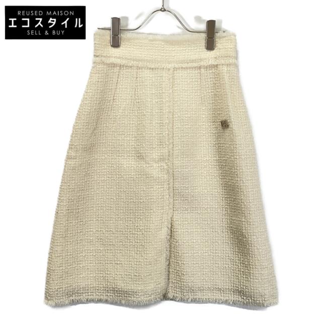 DOLCE&GABBANA ドルチェアンドガッバーナ スカート 40 ホワイト レディース