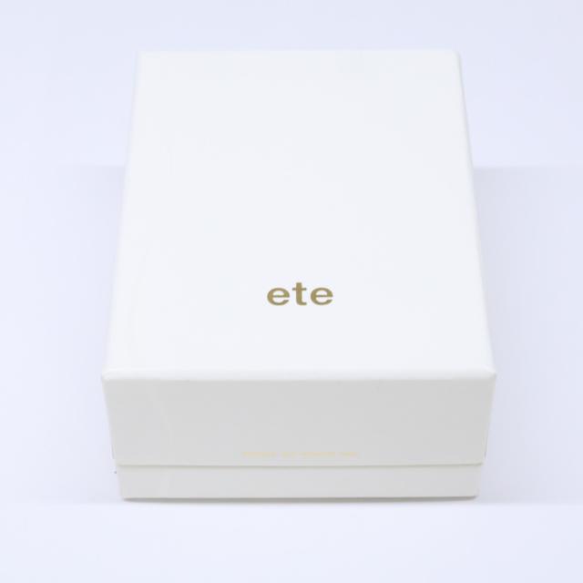 ete エテ イヤリング SV925＋ミストピンクゴールド/プラチナコーティング レディース