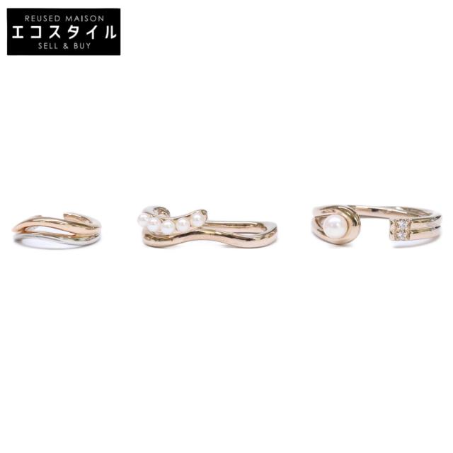 ete エテ イヤリング SV925＋ミストピンクゴールド/プラチナコーティング レディース