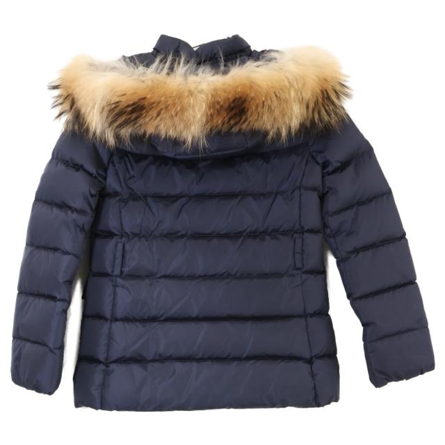 極美品✨モンクレール キッズ 130 デニム ナイロン フリル ジャケット 紺 MONCLER モンクレール ジャケット 140 ネイビー キッズ 【公式通販】