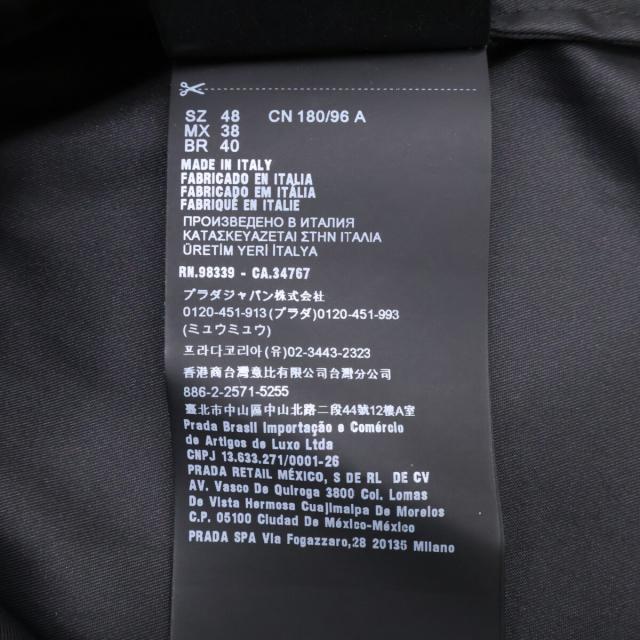 PRADA プラダ トップス 48 ブラック メンズ_6
