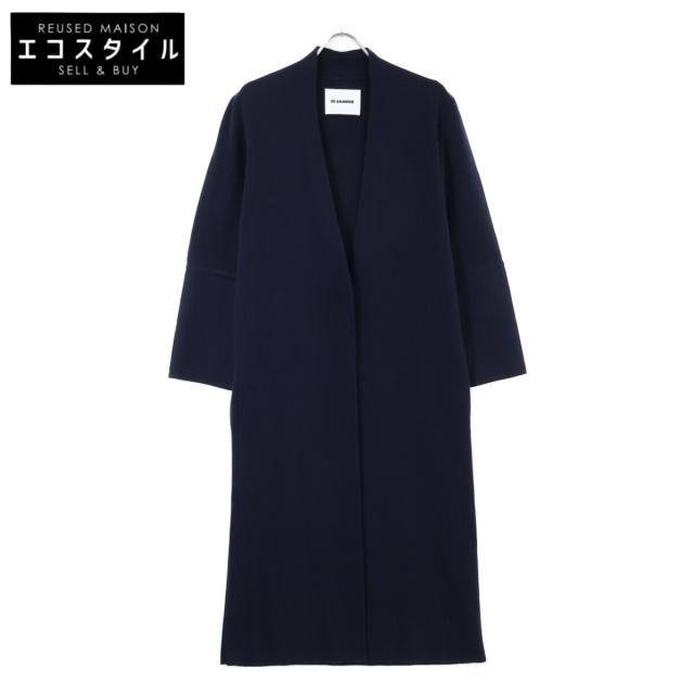 JIL SANDER ジルサンダー コート 34 ネイビー レディース