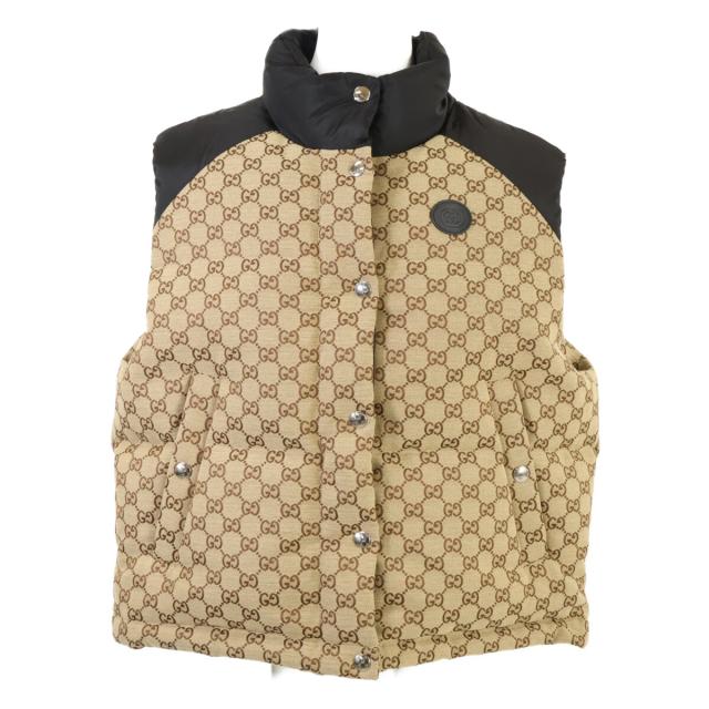 GUCCI グッチ ベスト 36 ベージュ/ブラック レディース_1