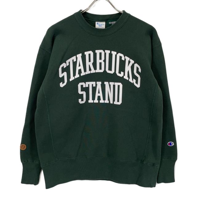 Champion チャンピオン トップス SMALL グリーン メンズ_1