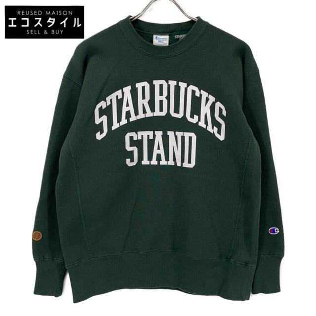Champion チャンピオン トップス SMALL グリーン メンズ