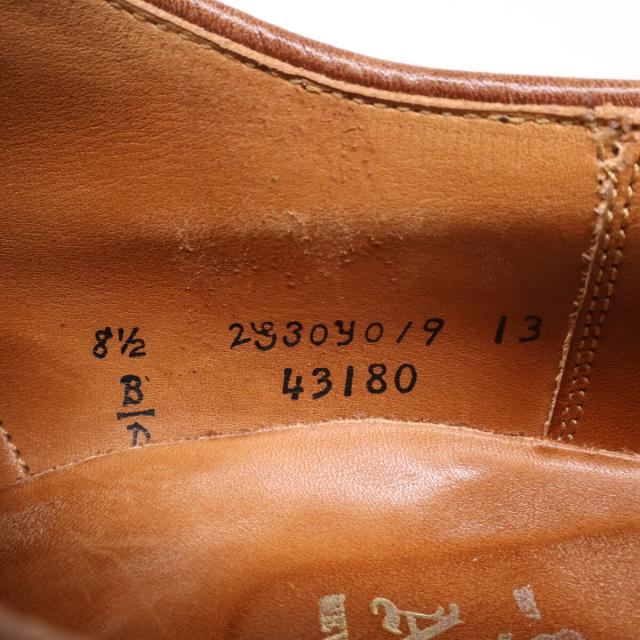 Alden オールデン シューズ US8 1/2D ライトブラウン メンズ_7