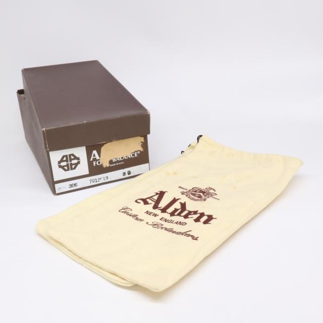 Alden オールデン シューズ US9D ブラウン メンズ