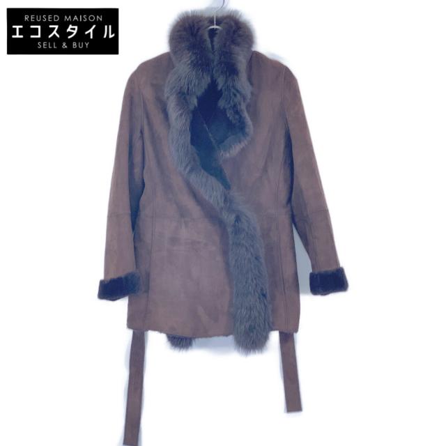 LOEWE ロエベ コート 38 ブラウン レディース