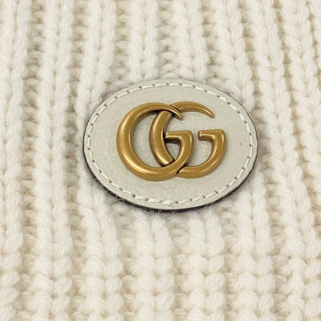 GUCCI グッチ マフラー 25×180cm ホワイト レディース_3