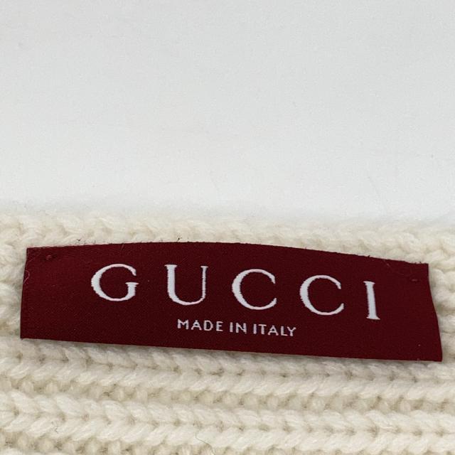 GUCCI グッチ マフラー 25×180cm ホワイト レディース_6