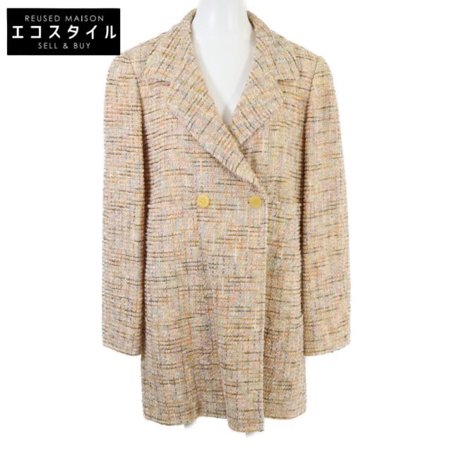 CHANEL シャネル ジャケット 38 オレンジ系 レディース