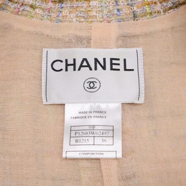 CHANEL シャネル ジャケット 38 オレンジ系 レディース_6