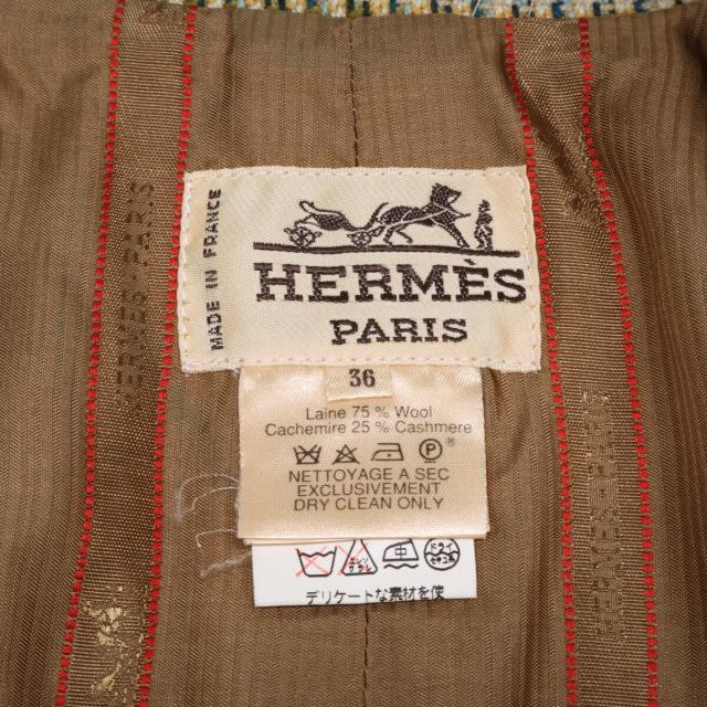 HERMES エルメス ジャケット 36 グリーン レディース_6