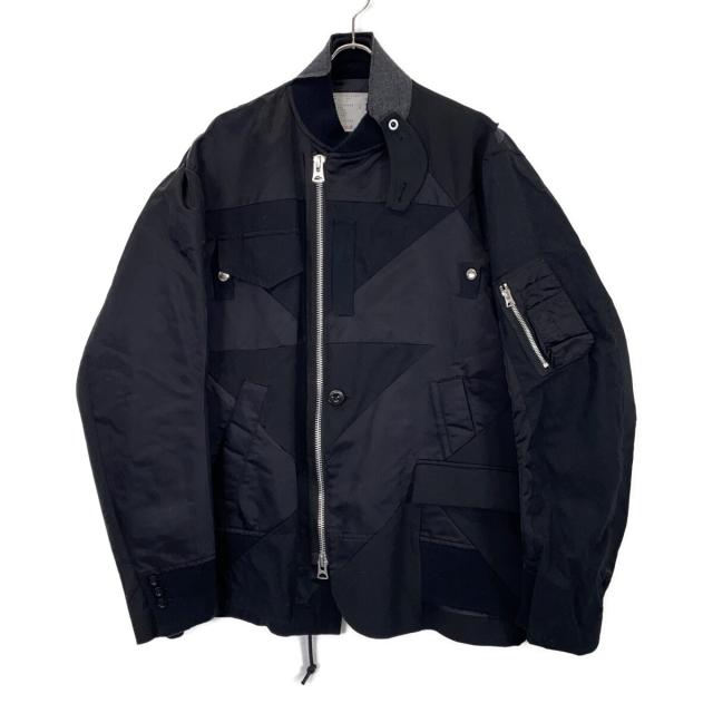 sacai サカイ ジャケット 4 ブラック メンズ_1