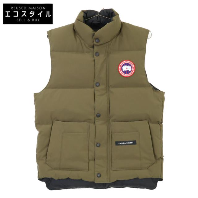 CANADA GOOSE カナダグース ベスト XS カーキ メンズ