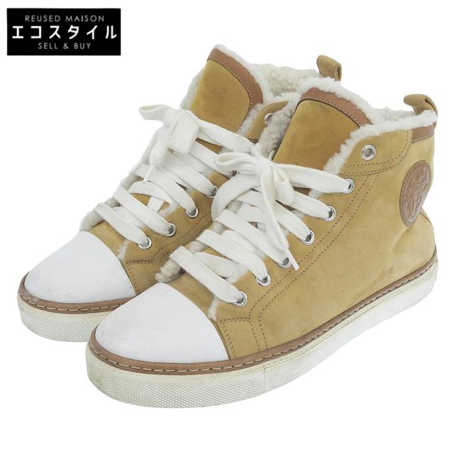 HERMES エルメス シューズ 36 ベージュ レディース