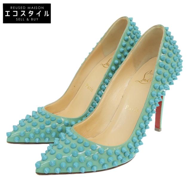 CHRISTIAN LOUBOUTIN クリスチャンルブタン シューズ 35.5 ターコイズブルー レディース
