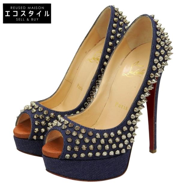 CHRISTIAN LOUBOUTIN クリスチャンルブタン シューズ 35 インディゴ レディース