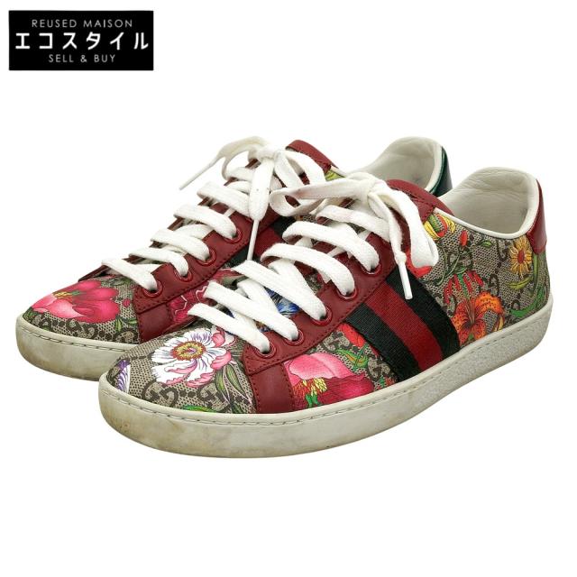 グッチ GUCCI スニーカー キャンバス スエード ローカット GG柄 GUCCI