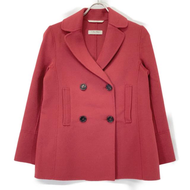 S MaxMara エスマックスマーラ ジャケット 36 レッド レディース_1