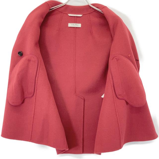 S MaxMara エスマックスマーラ ジャケット 36 レッド レディース_3