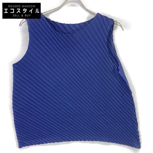 PLEATS PLEASE プリーツプリーズ トップス 3 ブルー レディース