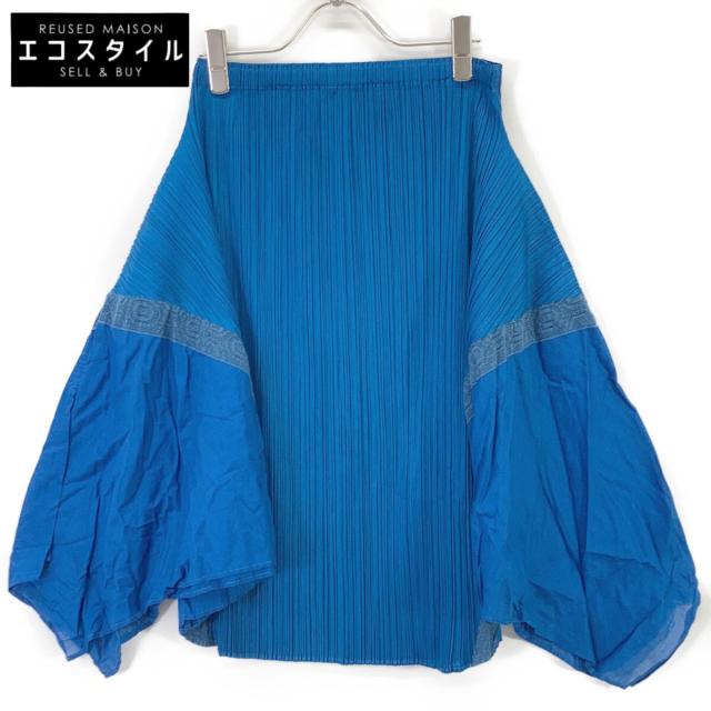 PLEATS PLEASE プリーツプリーズ スカート 2 ブルー レディース