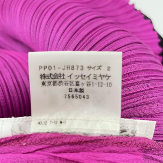 PLEATS PLEASE プリーツプリーズ ワンピース 2 ブラック×ピンク レディース_4