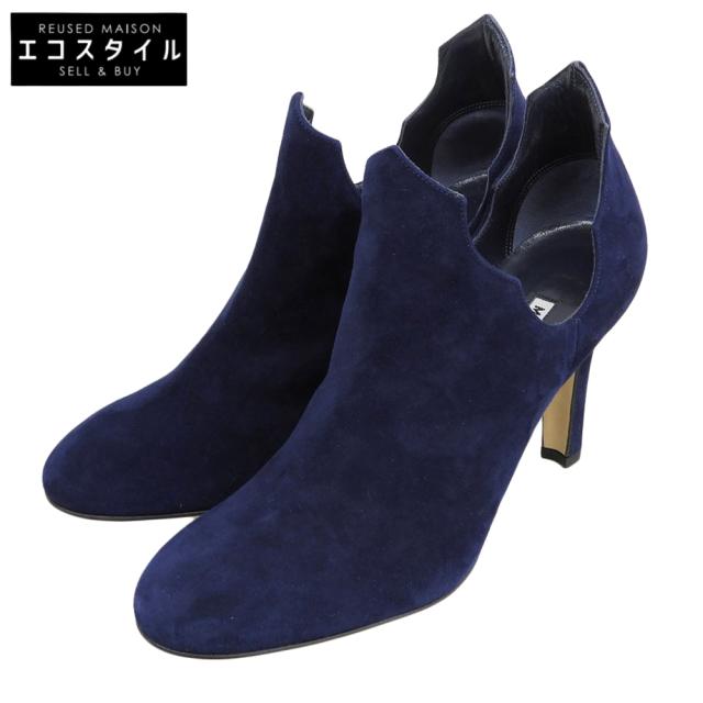 MANOLO BLAHNIK マノロブラニク シューズ 36 ネイビー レディース
