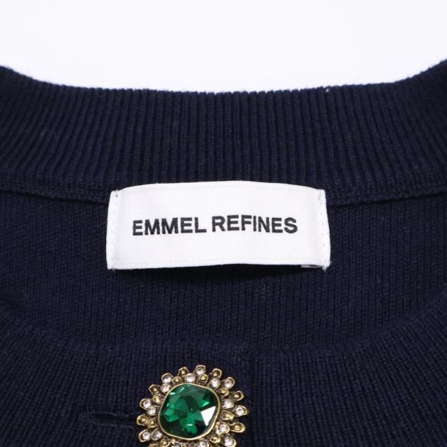 EMMEL REFINES エメル リファインズ トップス ネイビー レディース