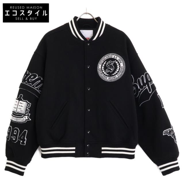 Supreme シュプリーム ジャケット M ブラック／ホワイト メンズ