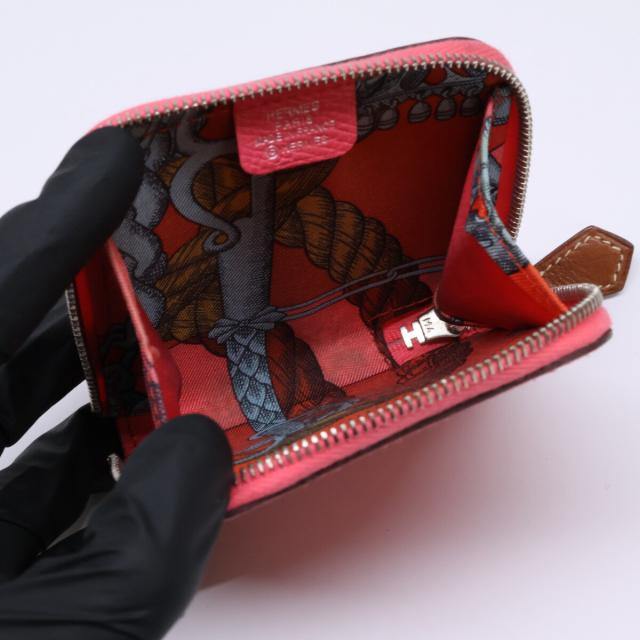 HERMES エルメス コインケース ローズエクストリーム レディース_7