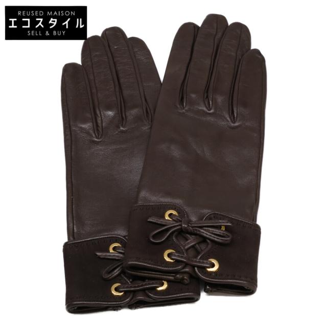 HERMES エルメス グローブ 7 ダークブラウン レディース 21,009円