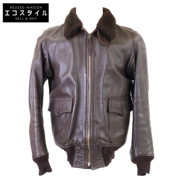 THE REAL MCCOYS ザリアルマッコイズ ジャケット 38 ブラウン メンズ